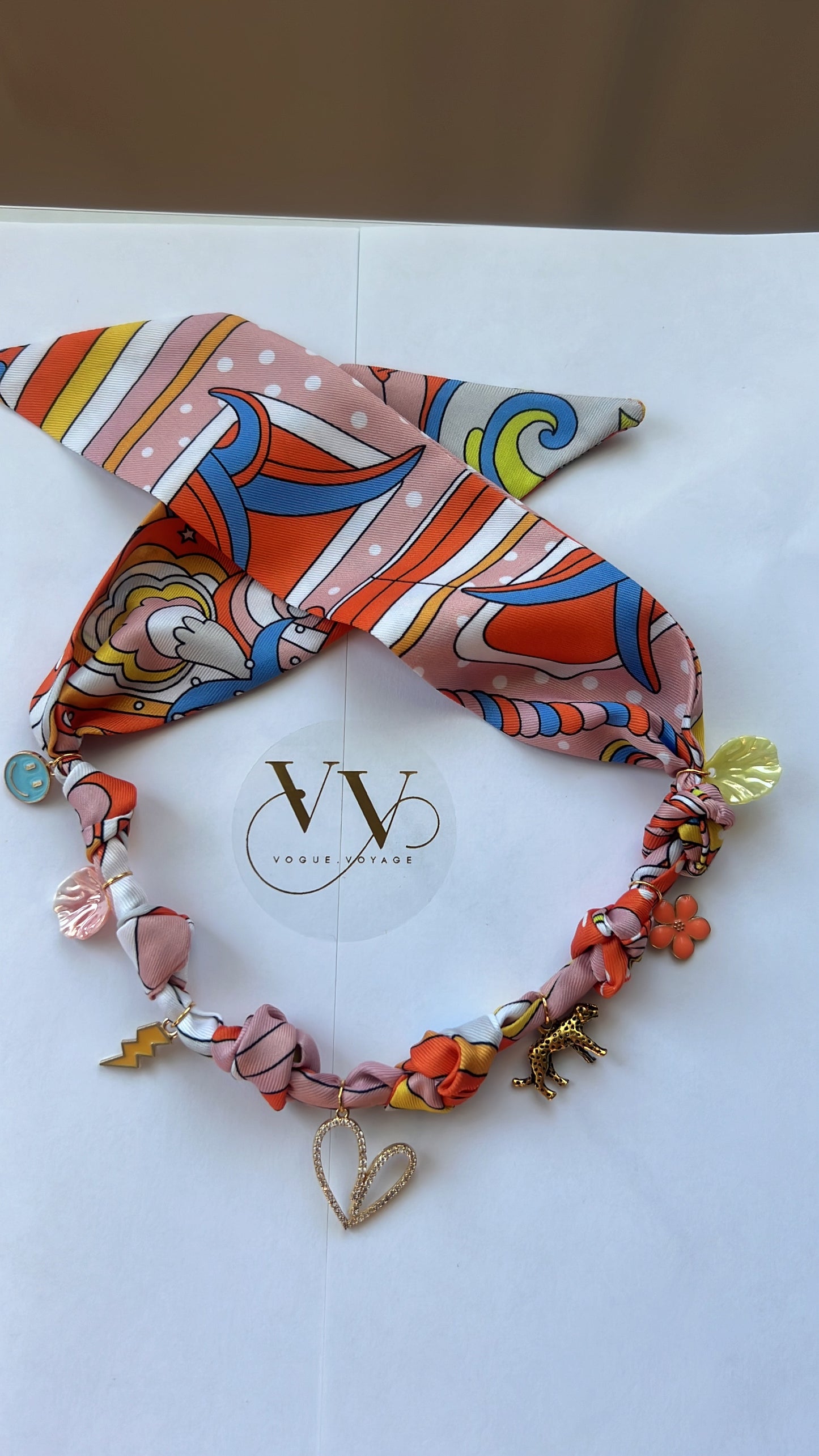 Pucci Inspired Boho Necklace