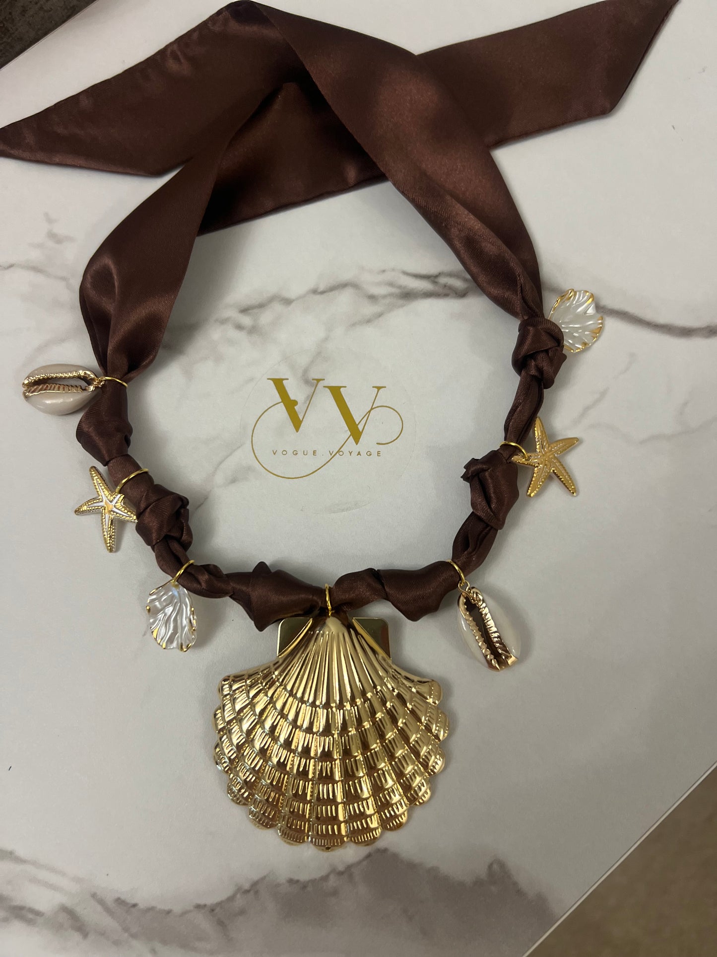 Golden Shell Boho Necklace