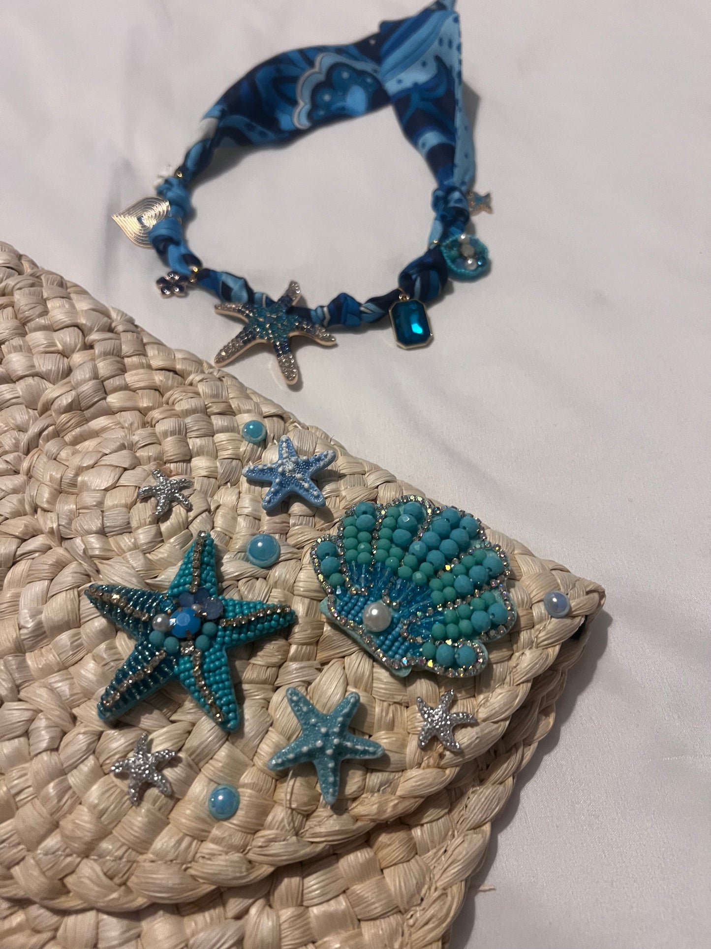 Ocean Treasure Pouch & Necklace Set