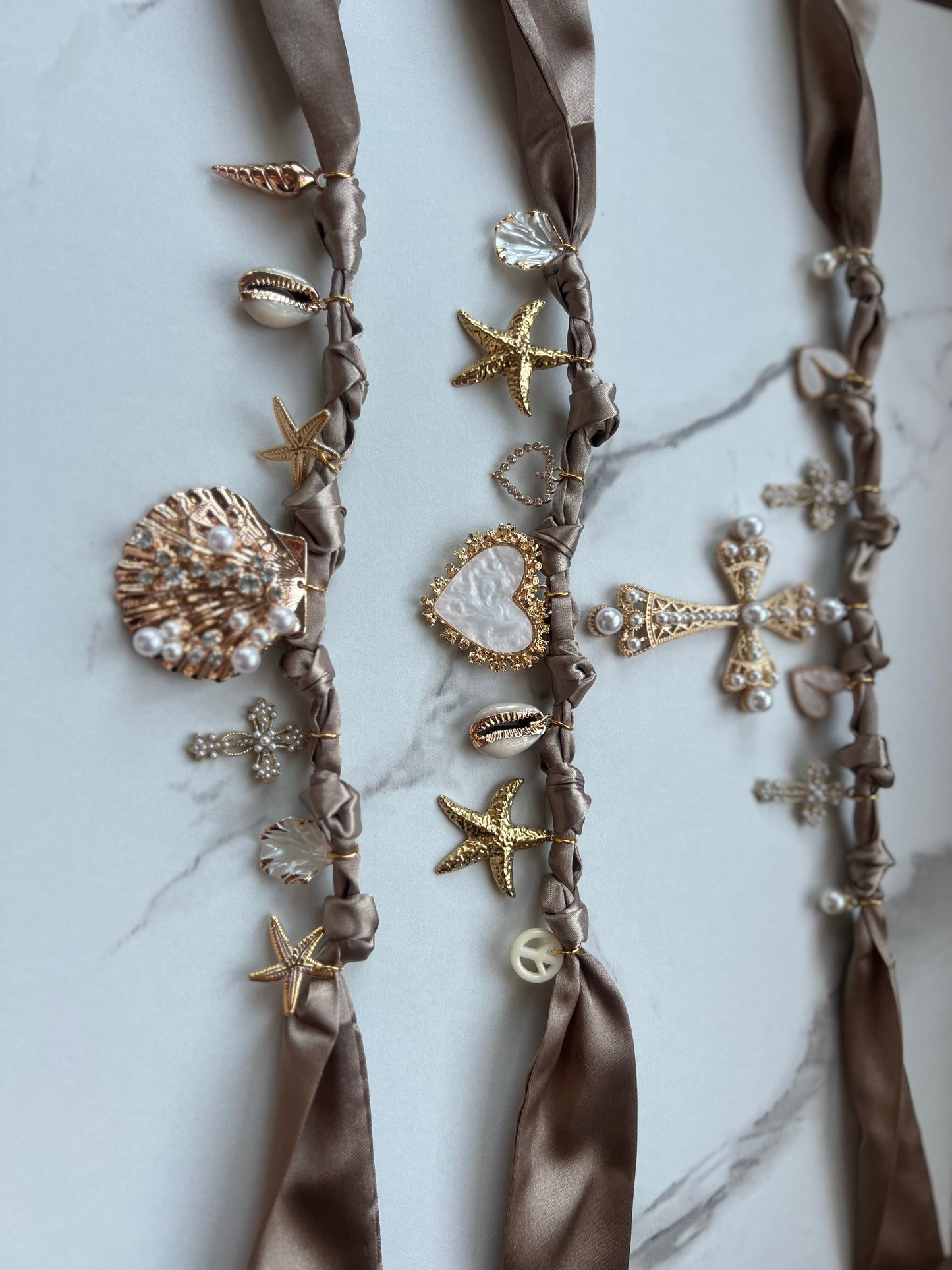 ‘The Champagne Edit’ Boho Charm Necklaces