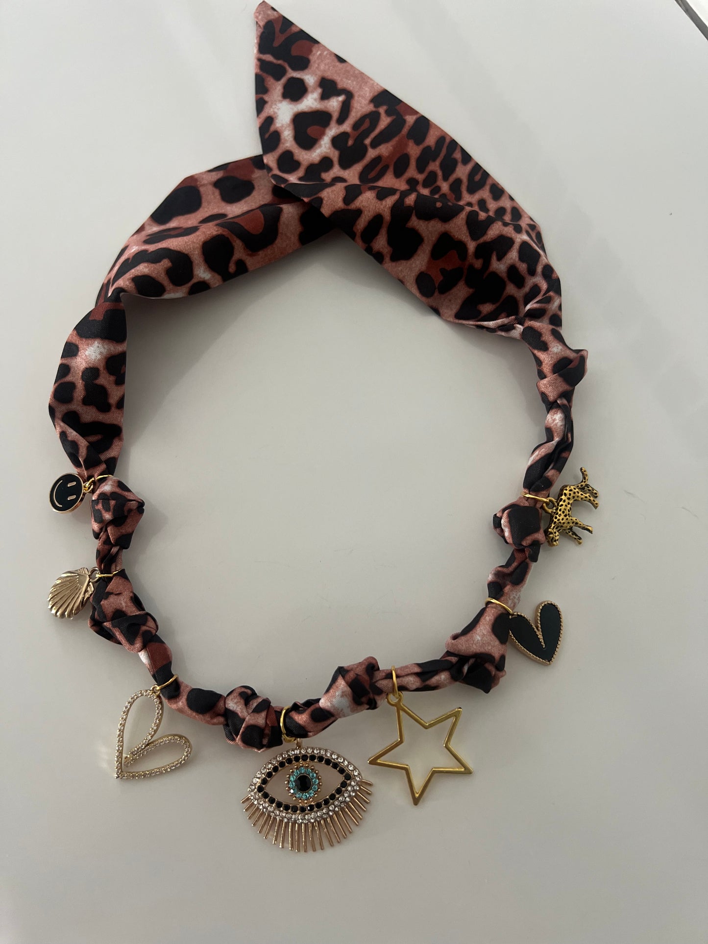 Leopard Print Evil Necklace