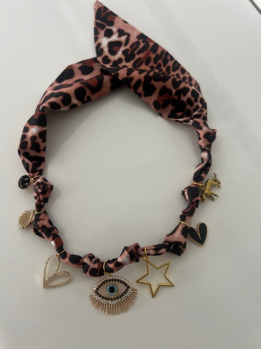 Leopard Print Evil Necklace