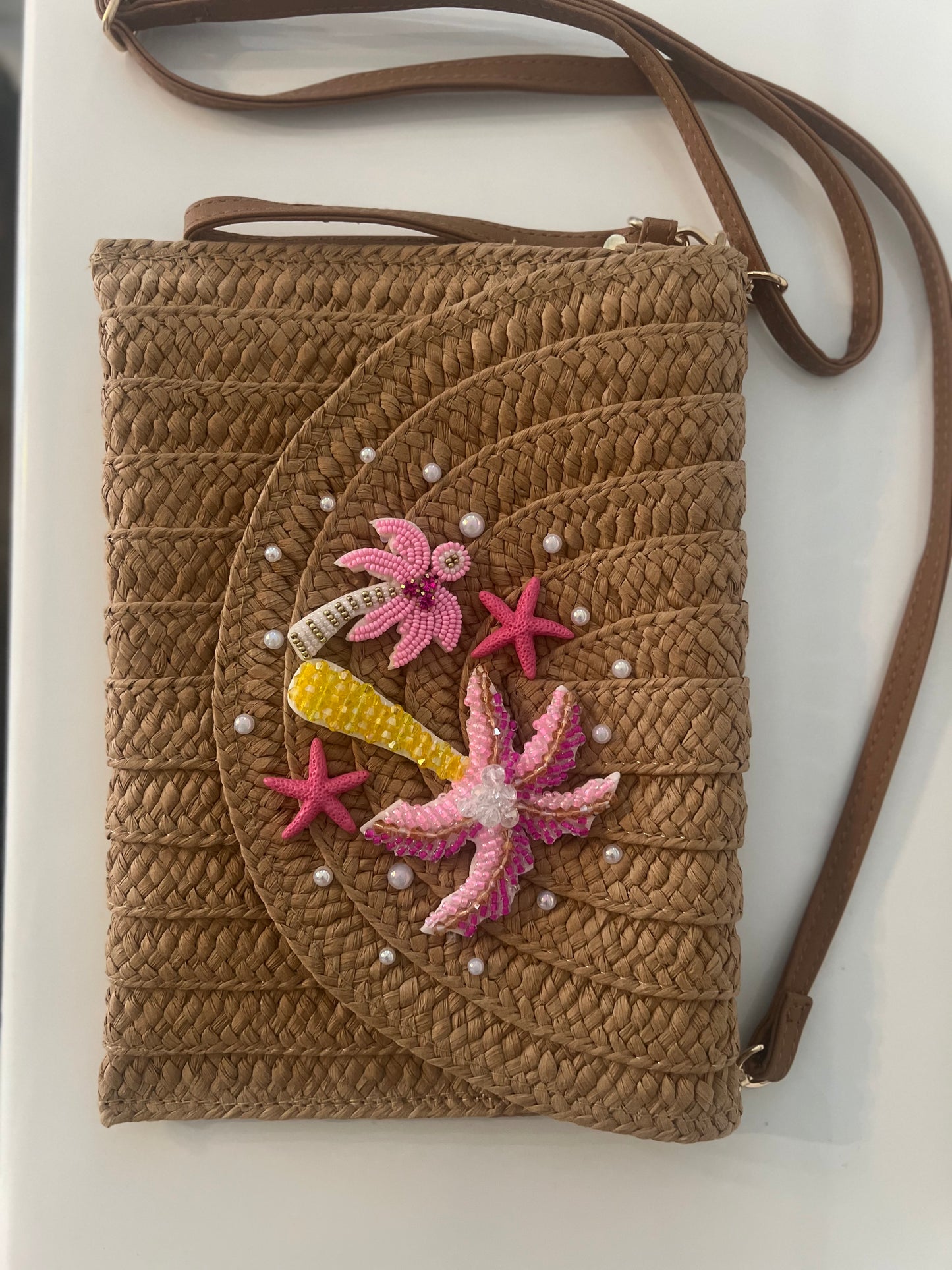 Stars & Palms Crossbody/Clutch Bag