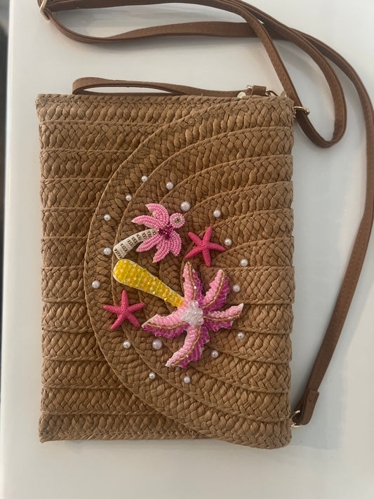 Stars & Palms Crossbody/Clutch Bag