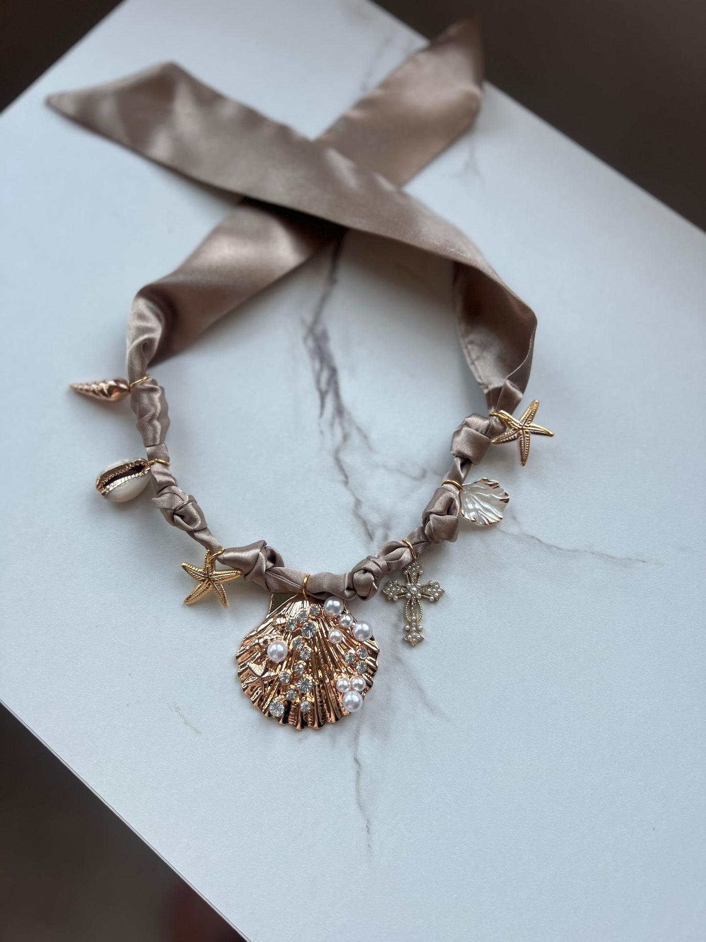 ‘The Champagne Edit’ Boho Charm Necklaces