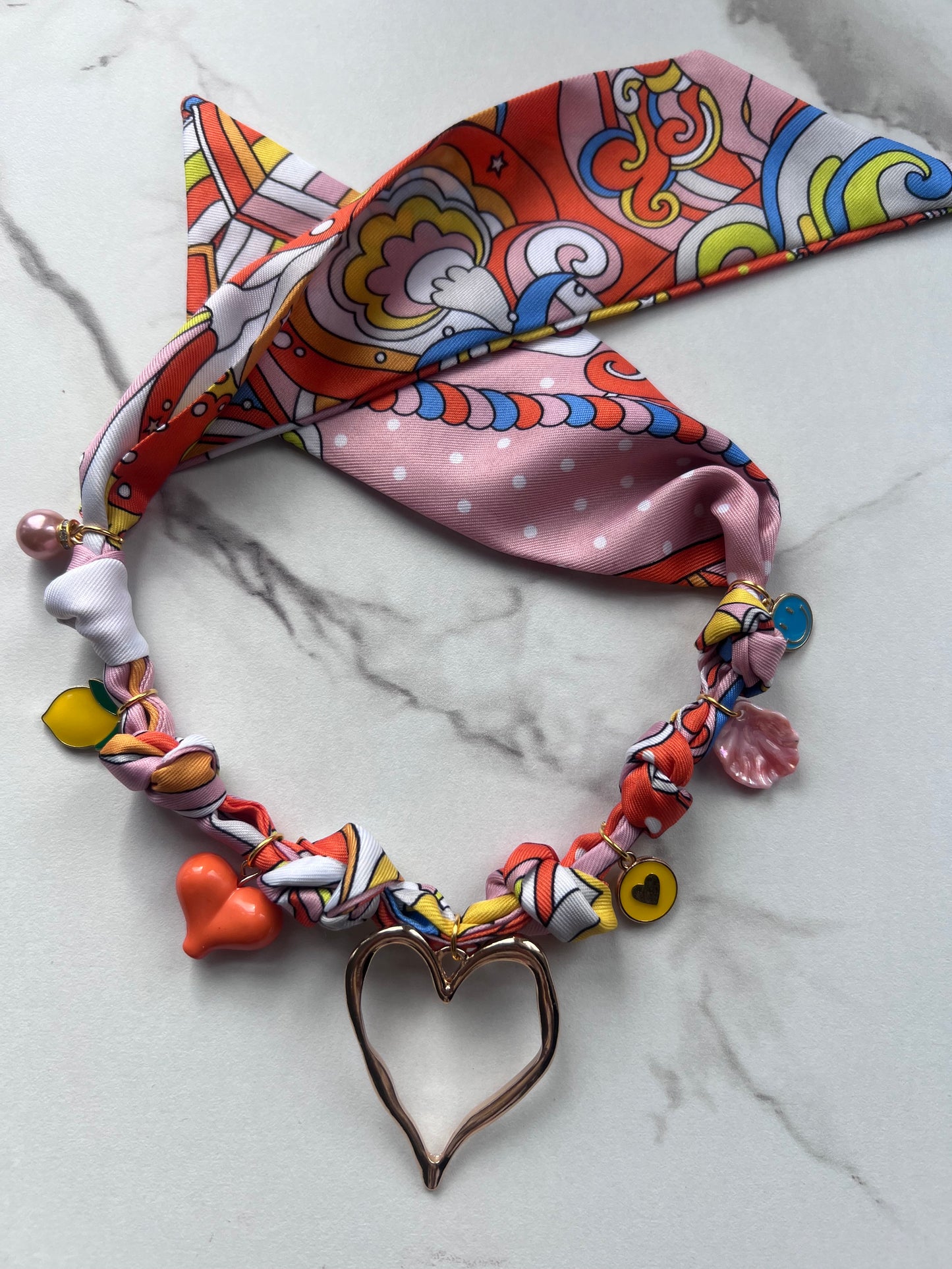 Heart Boho Charm necklace