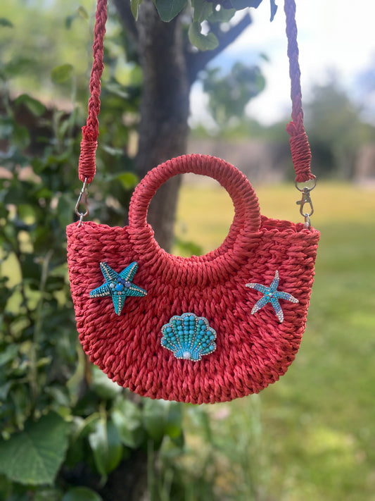‘Mykonos’ Mini Beach Bag