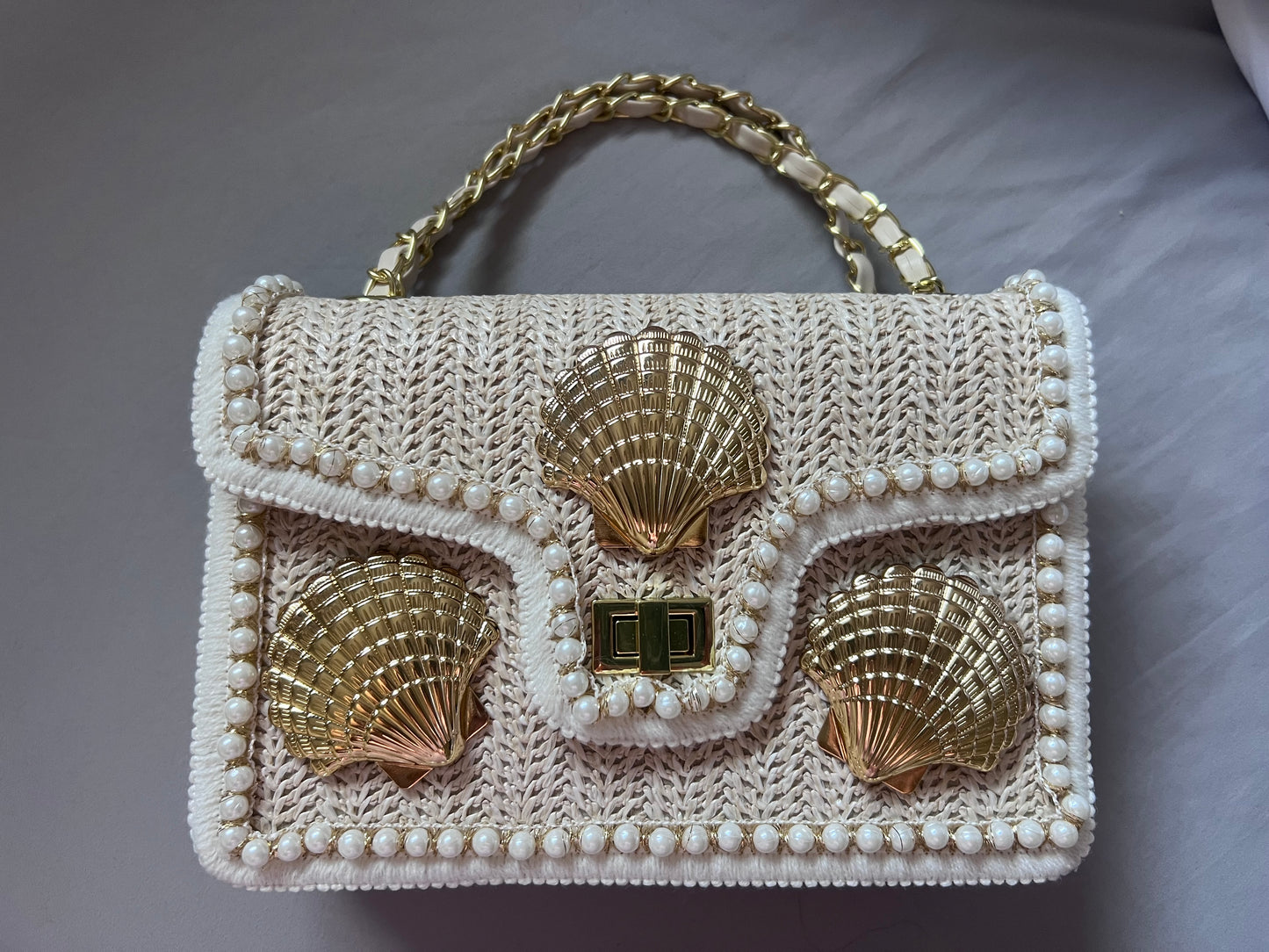 Palma Shell Flap Bag