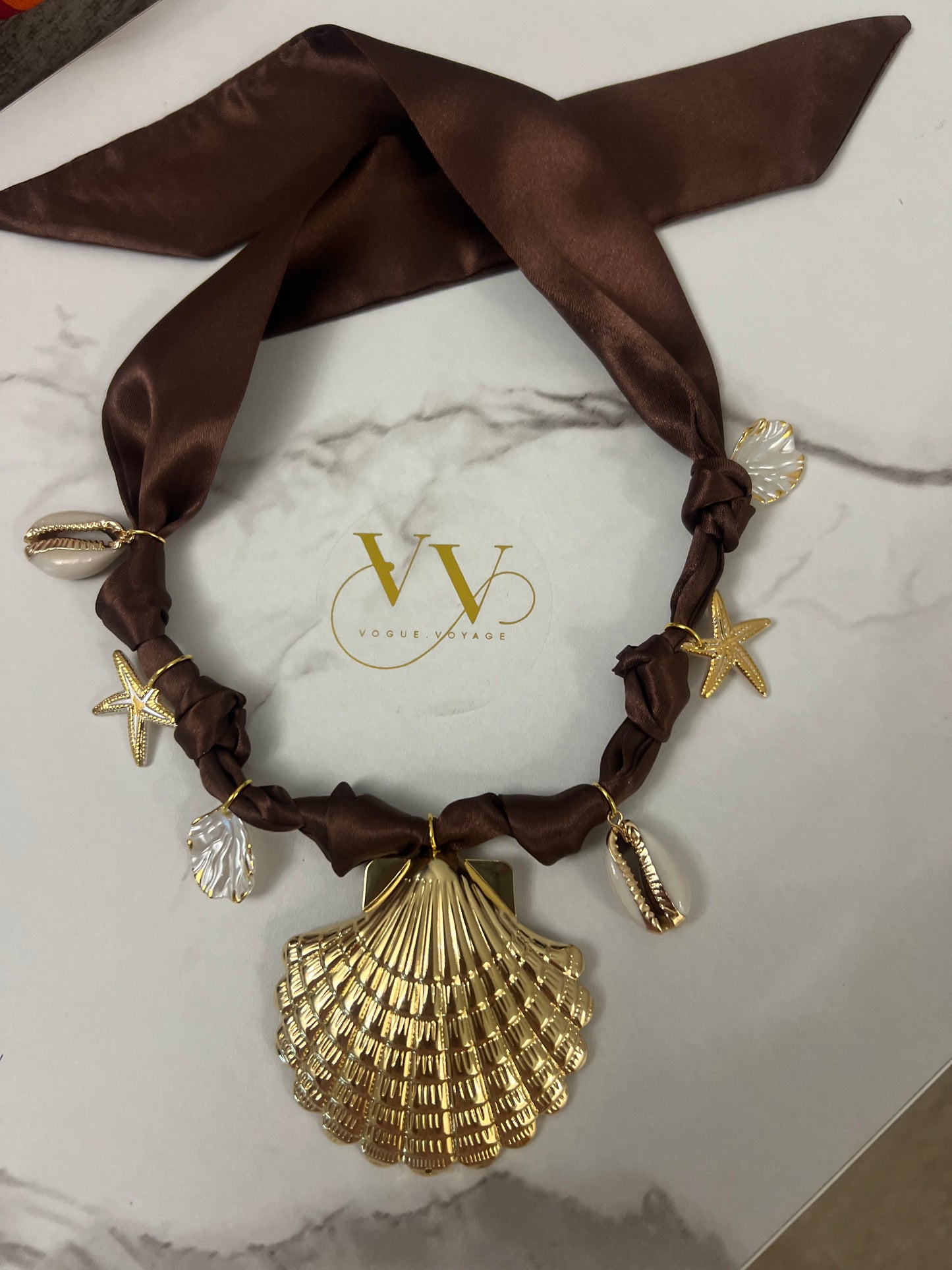 Golden Shell Boho Necklace