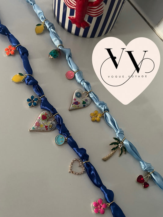 Blue Multi Boho Necklace