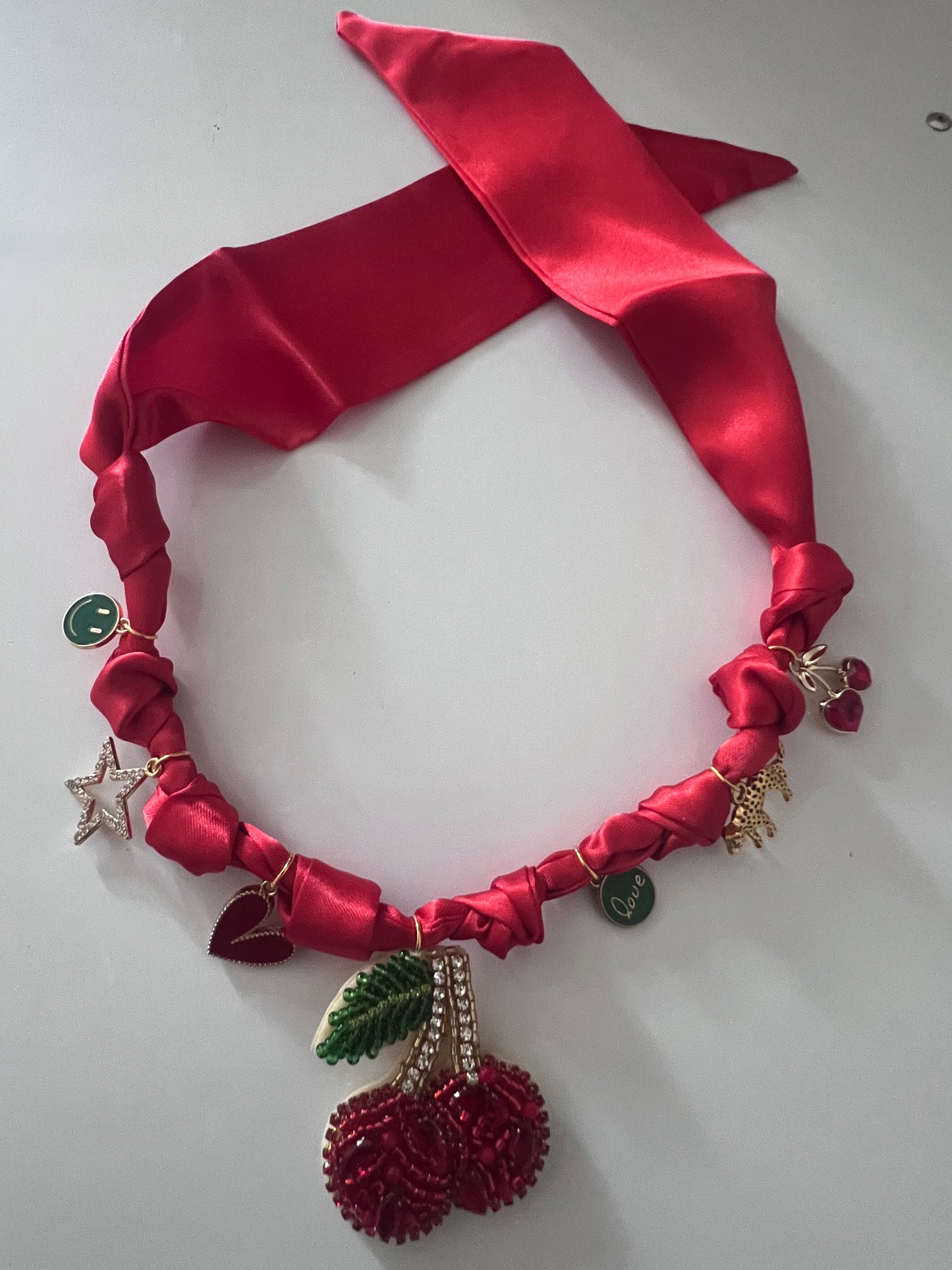 Cherry Boho Necklace