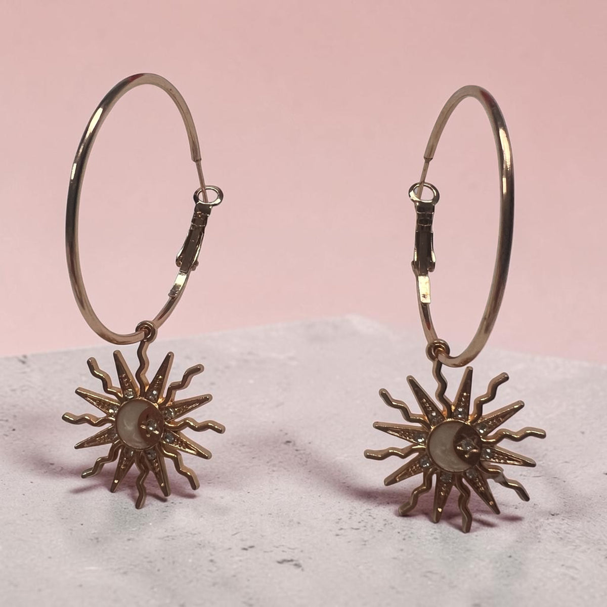 SUN MOON & STAR EARRINGS